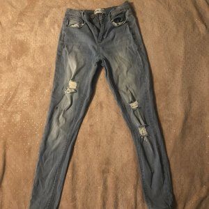 Mudd Distressed High-Rise Stretch Jean Leggings